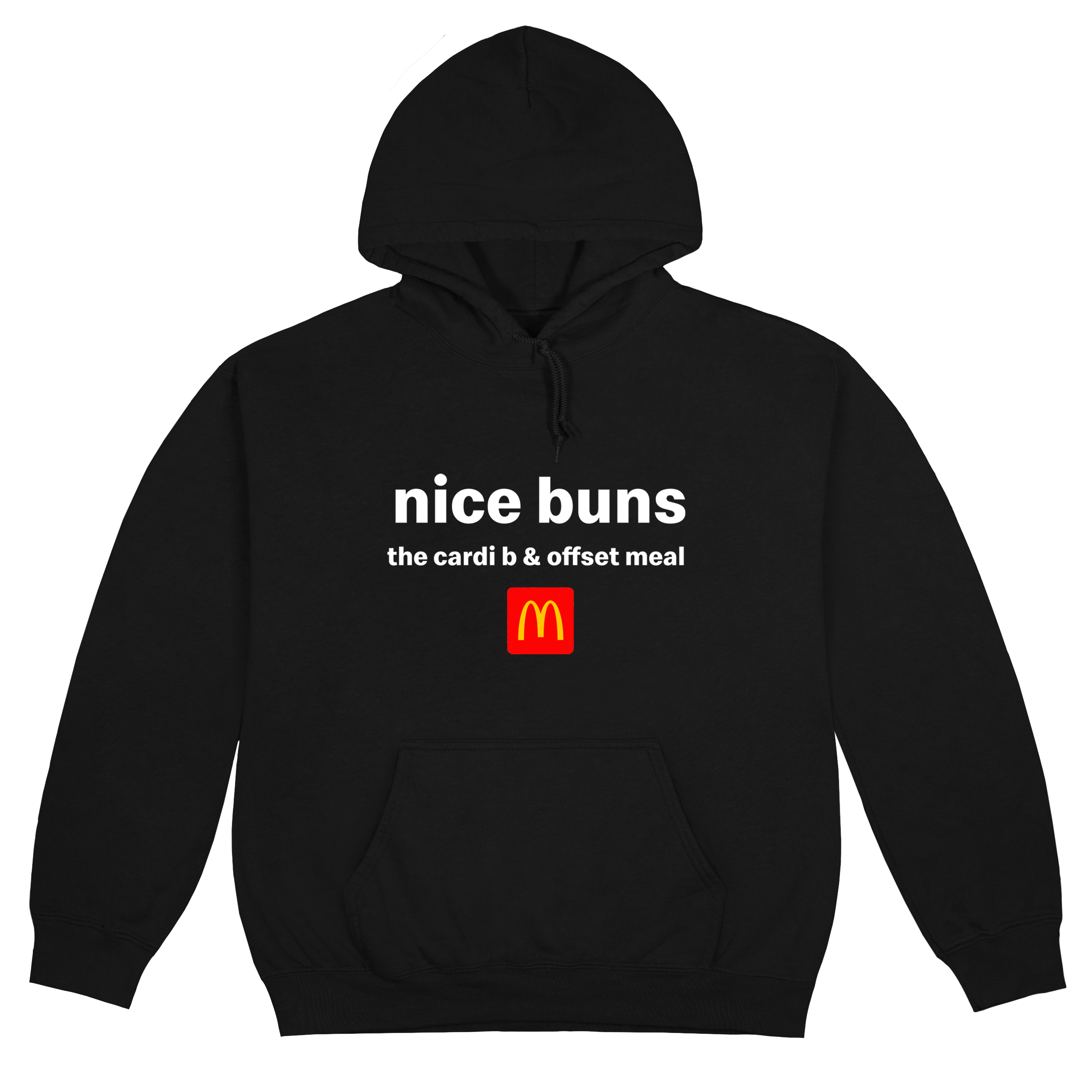 NICE BUNS BLACK HOODIE – The Cardi B & Offset Meal | Official Store