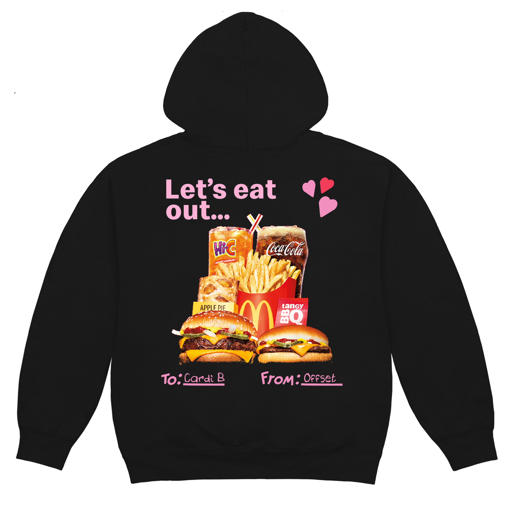 新品未使用 Katie♡ HEARTY HEARTY hood cardiga LET'S EAT OUT HOODIE – The Cardi B & Offset Meal | Official Store