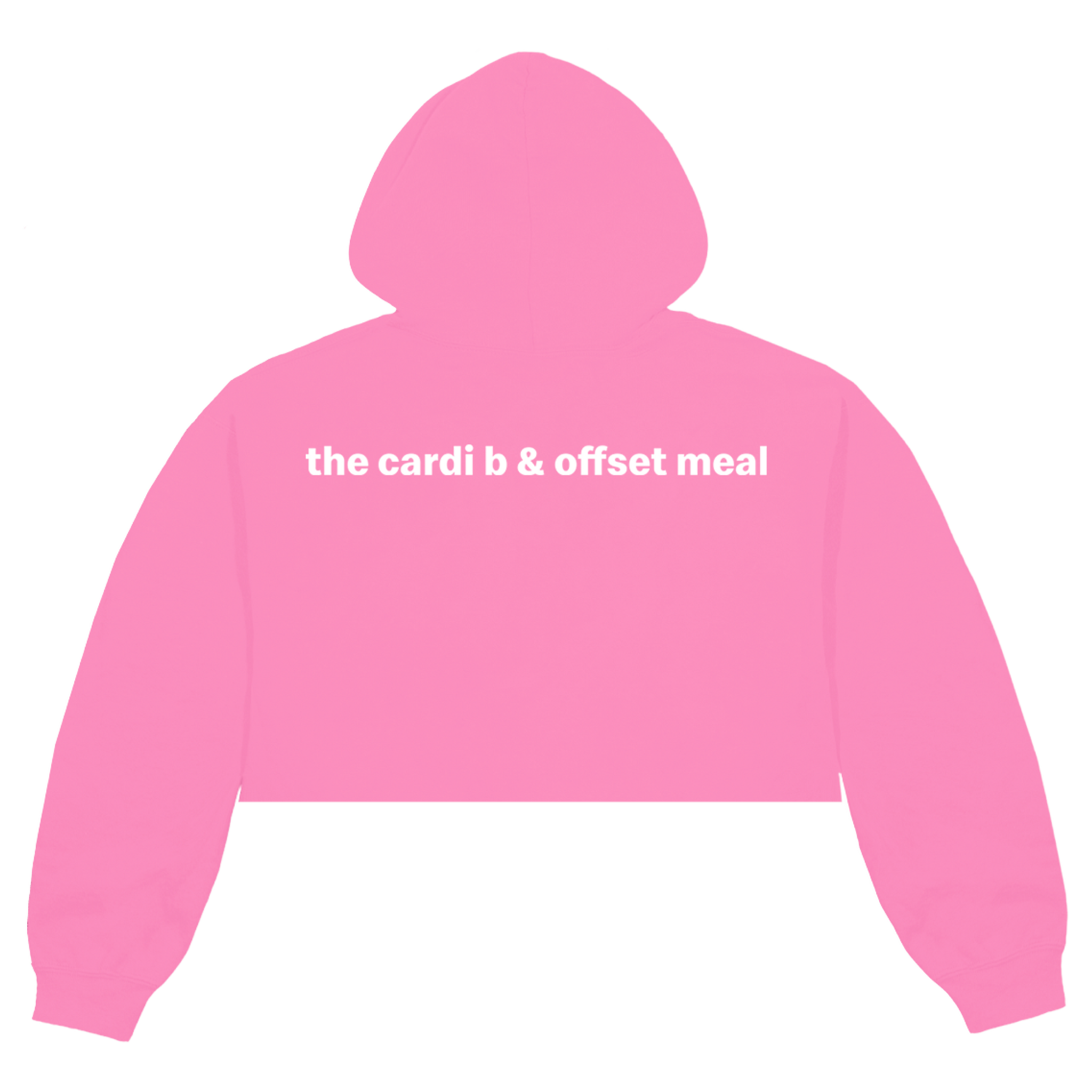 BABE MCDONALDS CROPPED HOODIE