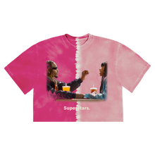 Load image into Gallery viewer, SUPERSTARS TIE DYE CROPPED TEE
