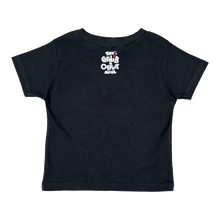 Load image into Gallery viewer, I KNOW THAT&#39;S RIGHT BLACK BABY TEE
