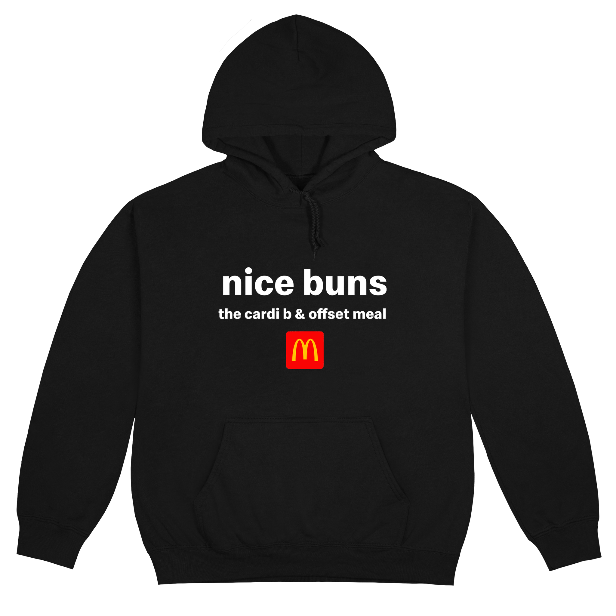 NICE BUNS BLACK HOODIE – The Cardi B & Offset Meal | Official Store