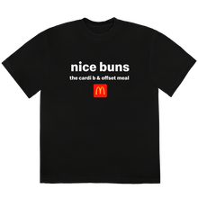 Load image into Gallery viewer, NICE BUNS BLACK TEE
